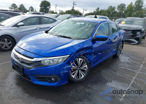 2016 Honda Civic Ex-T из США, поврежденный, VIN 19XFC1F33GE005493